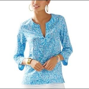 Lilly Pulitzer Amelia Island Tunic in Chasing Tail